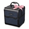 Byootique Makeup Train Case Cosmetic Organizer w/ Mirror Artist - 2 of 4