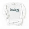 Simply Sage Market S.W.Smiley Don't Forget To Smile Garment Dyed Sweatshirt - 2 of 4
