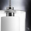 Urban Ambiance Luxury Contemporary Pendant Light,  13.5"H x 7.75"W,  Polished Chrome Finish, UHP2262 - 4 of 4