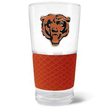 NFL Chicago Bears 22oz Pilsner Glass with Silicone Grip