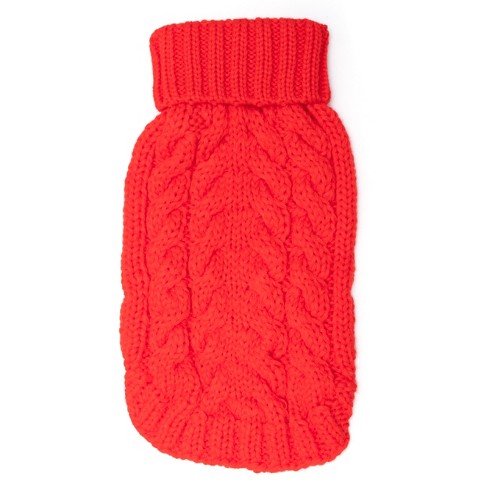The Worthy Dog Hand Knit Turtleneck Pullover Sweater - Coral - Xxl : Target
