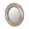 Wooakway Natural Wood and Aluminum 23" Round Mirror - 4 of 4