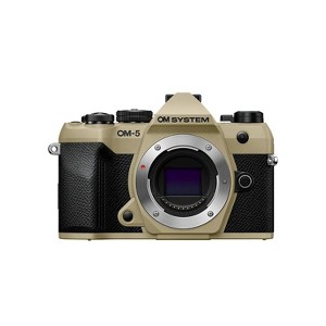 OM SYSTEM OM-5 Mark II Sand Beige Mirrorless Camera (Body Only) - 1 of 4