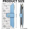 FATMOON Wallet for Women - Cute Long Flower Wallet, Lightweight, & Easy-Use ID Window Cash Purse Multi-Functional Design for Daily Use & Travel - 3 of 4