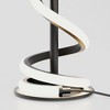 Infibrite 16" 12W Sculptural Curve Table Lamp: ETL Listed, Iron Body, No Shade, 5-Year Warranty, Includes LED Bulb - 3 of 4