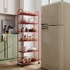 HDZNVF 6 Tier Slim Rolling Storage Cart - 3 of 4