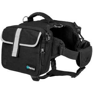 PetAmi Dog Backpack, Saddle Bag For Dogs to Wear, Harness Reflective Safety Side Pockets, Hiking Camping Vest Pack for Travel - 1 of 4