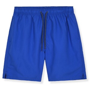 Blue Horizon Swimwear Mens Slim Fit Swim Shorts 7 inch Swim Trunks- Quick Dry Mens Bathing Suits with Mesh Lining - 1 of 4