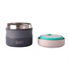 Built Wide Mouth Food Jar, 12oz Double-Wall Insulated Stainless Steel Container with Leak-Resistant Lid & Silicone Grip, Dishwasher-Safe (Slate) - 3 of 4