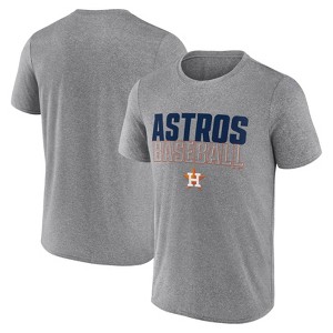 MLB Houston Astros Men's Gray Athletic T-Shirt - 1 of 3