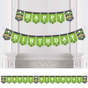 Big Dot of Happiness Lax to the Max Lacrosse Birthday Party Bunting Banner Party Decorations Happy Birthday