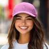 Dalix Lil Martini Embroidered Cotton Summer Outdoor Baseball Cap Dad Hat Womens - 3 of 4