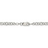 Black Bow Jewelry 4.5mm, Sterling Silver Fancy Solid Rolo Chain Necklace - 4 of 4
