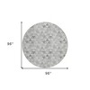 Silver Beige And Taupe Geometric Washable Indoor Outdoor Area Rug - 3 of 4