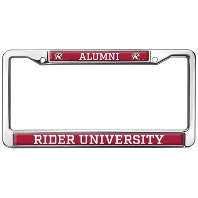 Rider University Alumni Full Size Standard License Plate Metal Frame