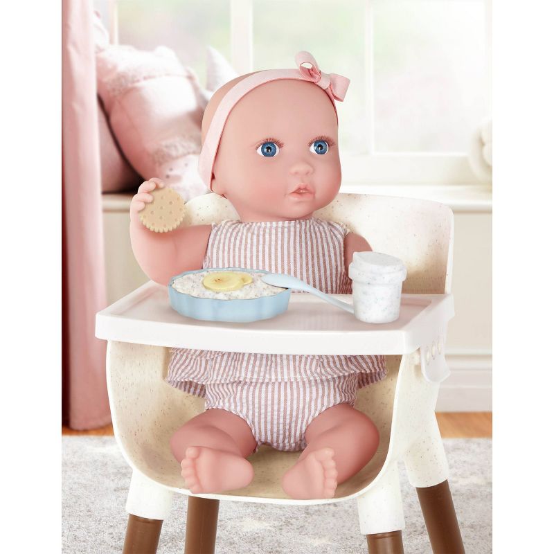LullaBaby Doll High Chair And Feeding Set Accessories, 3 of 7