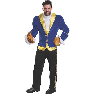 Mens Disney Beauty and the Beast Prestige Beast Costume - Large/X Large - Blue