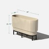 Veradek Demi Series Raised Demi Long Planter with Stand - 2 of 4