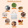 Unique Bargains Herb Drying Rack Mesh Net with Zipper Collapsible for Seeds Buds Fruits - 4 of 4