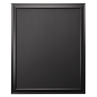 28" x 34" Bosc Framed Magnetic Chalkboard Black - DesignOvation
