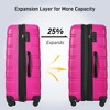 Lyngins 3-Piece Hardside Luggage Set – 20" Carry on Luggage,24" & 28" Expandable Spinner Suitcases with TSA Lock, ABS Lightweight Build, 360° Wheels - 2 of 4
