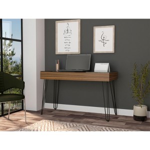XIYUYEU Home Office Desk 47.3" Writing Desk with 2 Large Drawers, Hairpin Legs for Office - 1 of 4