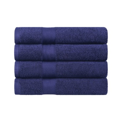 Luxury Cotton Solid Medium Weight Bath Towel Set by Blue Nile Mills