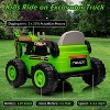 12V Kids Ride-On Excavator with Remote Control, Real Electric Digging Arm, 4WD Motors, Bluetooth Music,LED Lights,Construction Truck for Kids - 4 of 4