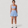 Anna-Kaci Women's High Waist Pleated Mini Skirt with Wide Waistband and Side Pockets - 2 of 4