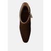 Hakra Flared Heel Suede Boots Women - 4 of 4