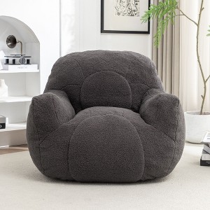 Kumasinova Bean Bag Chair with Memory Foam,Fluffy Lazy Sofa,Bean Bag Chairs for Adults,Comfy Chair for Dorm,Apartment,Living Room Furniture - 1 of 4