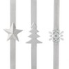 The Lakeside Collection Set of 3 Metal Wreath Hangers - 3 of 3