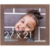 PosterPalooza | Shabby Chic Brown Picture Frame - UV Acrylic, Backing Board, Hanging Hardware Included - 2 of 4