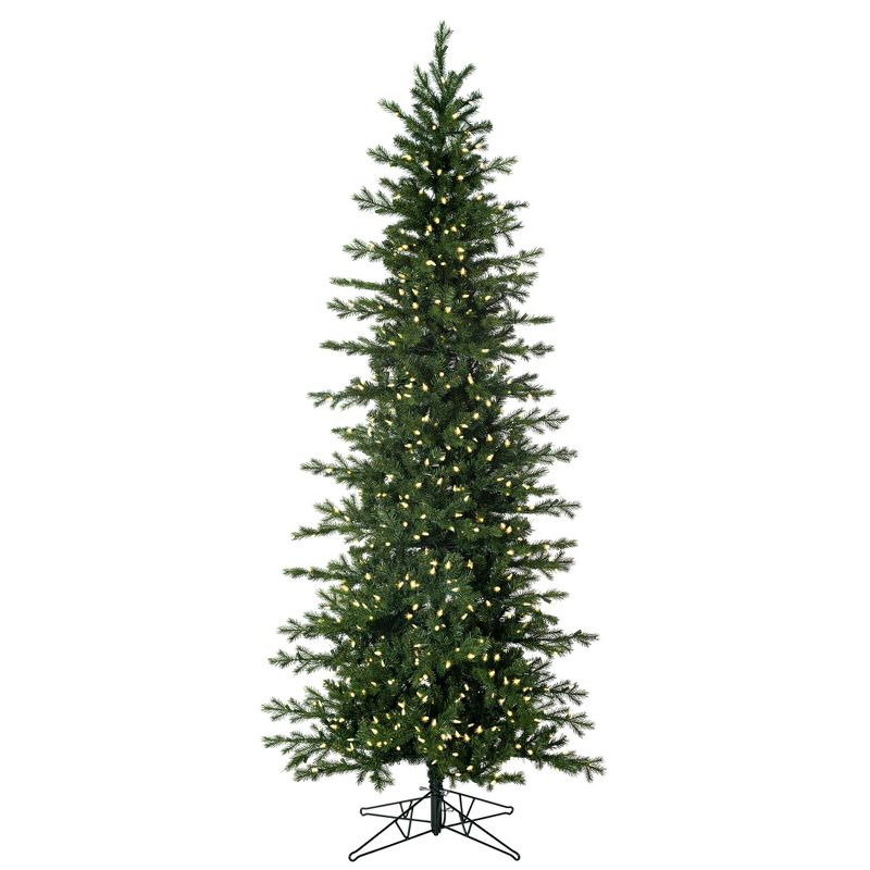 Vickerman Moutauk Pencil Pine Artificial Christmas Tree, 1 of 6