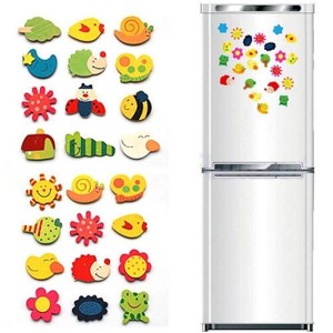 Cute Fridge Magnet, 12Pcs Animals Cartoon Shape Magnet, Funny Cartoon Magnets for Kids Learning - 1 of 4