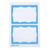 SICURIX Adhesive Badges, Blue Border, 100 Per Pack, 6 Packs - 2 of 4