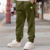 Dalix Alien Embroidered Jogger Pant Soft Fleece Relaxed Fit Lounge Mens - 4 of 4