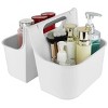 J&V TEXTILES Portable Shower Caddy, Bathroom Organizer Basket, Perfect Size for Dorm/College, Plastic Bath Tote, Dries Quickly with Drainage Holes - 4 of 4