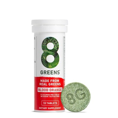 8Greens Single Tube Effervescent - Blood Orange - 10ct