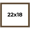 PosterPalooza | Sculpted Gold Picture Frame - UV Acrylic, Backing Board, Hanging Hardware Included - 2 of 4