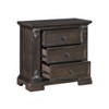 NicBex Nightstand with Drawers, Side Table with Hanging Pulls and Finish Top,Classic Bedside Table for Bedroom,Living Room - 4 of 4