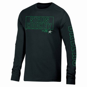 NHL Dallas Stars Men's Long Sleeve Dark T-Shirt - 1 of 3