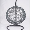 Sapphtopaz Egg-Shaped Cat Bed with Rattan Wicker Hanging Swinging Cat Bed with Soft Cushion & Detachable Hammock Bed for Small Cats & Dogs - 2 of 4
