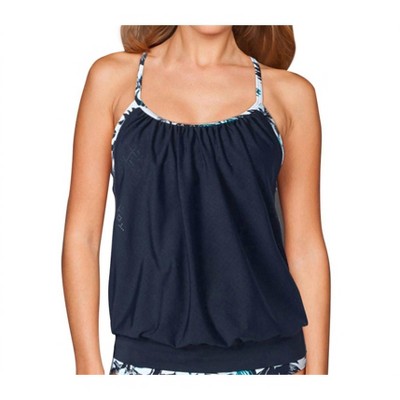 Women's Layered Laser Cut with Attached Sports Bra Tank Top - BH Sport