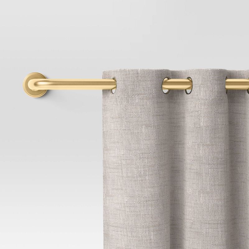 Blackout Rounded Curtain Rod - Threshold™, 3 of 8