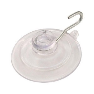 Hillman Medium Clear Metal/Plastic 1-3/4 in. L Hook 3 lb 1 pk (Case of 72) - 1 of 1