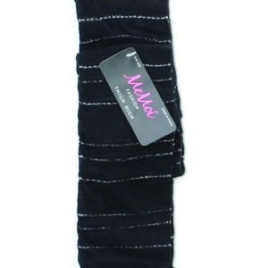 Memoi Women's Bangled Dash Sparkle Thigh High Socks - 1 of 2
