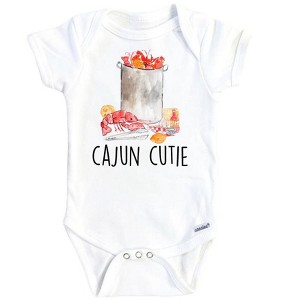 Cajun Cutie Onesie® Baby Boy Girl Clothes Infant Bodysuit Funny Cute Newborn GS1 - 1 of 3