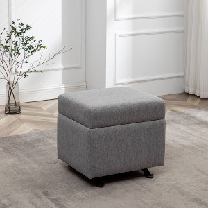25" Wide Rectangle Gliding Ottoman - WOVENBYRD - 1 of 4