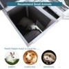 Akoasm Double-Tier Wooden Rabbit Cage With Runway And Leak-Proof Plastic Tray Indoor & Outdoor-Gray - 3 of 4